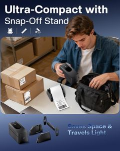 Impresora de Etiquetas Térmicas Phomemo con Pantalla Táctil, Impresora de Etiquetas de Envío de 4x6 para Pequeñas Empresas, para Paquetes de Envío - Product Image 3