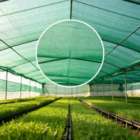 Zwaarbelastbaar groen rechthoekig HDPE warp gebreid vlamvertragend hoogwaardig UV-beschermend landbouw schaduwnet