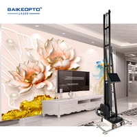 Machine de peinture murale 3D automatique BK-UP200P, encre UV, publicité commerciale, décoration artistique, impression haute résolution