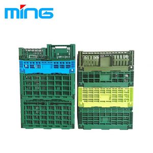 Collapsible Plastic Storage Folding Beer and Egg Crate