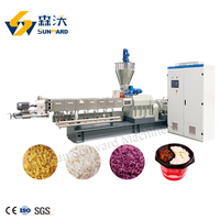 Extrudeuse bivis pour usine de riz nutritionnel FRK, ligne de traitement du riz fortifié, sécheur à four électrique et à gaz
