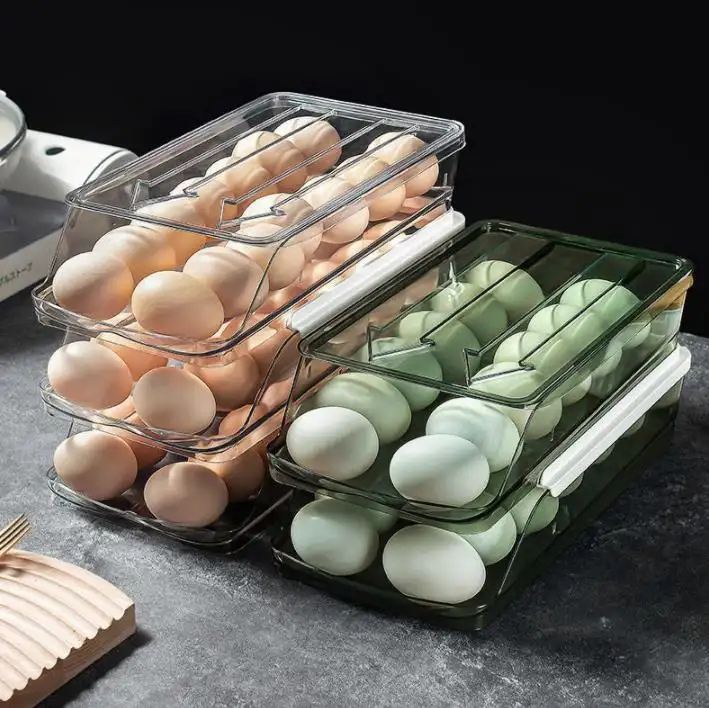 Cheap wholesale kitchen 3 layers plastic egg storage holders