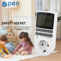 OPEN OP01 EU/UK/US/AU Digitaler Licht-Timer-Stecker Steckdose Timer-Buchse LCD-Anzeige Energie sparende Wand Plug-in Power-Timer-Buchse