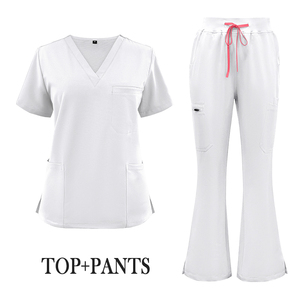 Meilleures ventes 2025 Fabricant en gros <span class=keywords><strong>Blouse</strong></span> médicale de haute qualité Uniformes d'infirmière d'hôpital Scrubs en spandex pour femmes de grande taille - Product Image 1