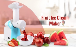 2.8 QT Trắng điện đông lạnh món tráng miệng Maker Vegan kem và sữa chua đông lạnh Maker với chức năng tự động và công thức nấu ăn - Product Image 2
