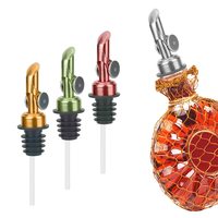 Bec verseur étanche au lave-vaisselle pour bouteilles de liqueur Verseurs en acier inoxydable Distributeur d'huile à fermeture automatique
