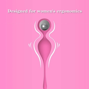 Silicone Kegel palle Set con sfere in acciaio per donne pavimento pelvico atleta vaginale sfere di serraggio impermeabile con 3 pesi - Product Image 4
