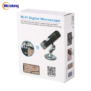 IOS 안드로이드 스마트폰용 마이크로롱 포켓 휴대용 전자 현미경, 200만 화소 1080p HD LCD 디스플레이 WiFi 탑재 - Product Image 5