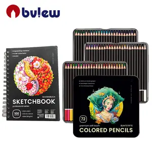 New Improved Premium Artist 4.0 mm Lead Color Pencil 72 premium coloured Pencil Set With Vibrant Colors For Designer Student