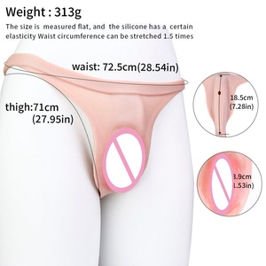 Tanga Vaginal de Silicona FAAK, Ropa Interior Femenina, Genitales de Silicona para Cross-dressing, Juguete Sexual Masculino - Product Image 6