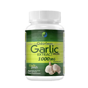 Cápsula de aceite de ajo orgánico Halal Suplemento DE SALUD Cápsula de aceite de ajo - Product Image 1