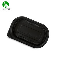 Boîte à lunch jetable, accessoires de cuisine, récipient alimentaire, récipient alimentaire en plastique jetable avec couvercle, plastique pour la maison
