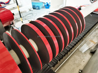 Machine de découpe et de tranchage automatique de rouleaux de ruban adhésif en mousse PE EVA à un seul axe, machine de découpe automatique de 1300 mm avec commande PLC