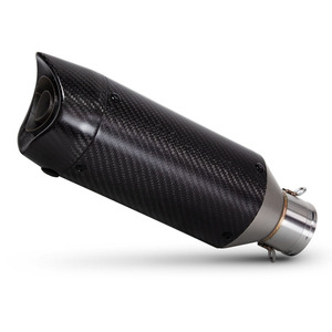 Silenciador de carbono de escape Universal para motocicleta de 51mm con DB Killer para Ninja400 Z250 CBR300R ADV150 DL250 GSX250R MT15 R25 R3 <span class=keywords><strong>G310R</strong></span> - Product Image 1
