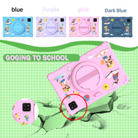 Casing Silikon Kartun untuk Tablet Tectoy M40 P20HD/M40Pro Penutup Pelindung Cangkang Luar Tahan Jatuh Berputar 10.1 Inci
