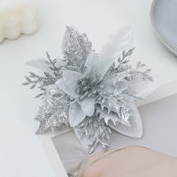 Têtes de fleurs artificielles en soie, faites à la main, décoration florale réaliste pour les fêtes, le bricolage et la décoration de mariage