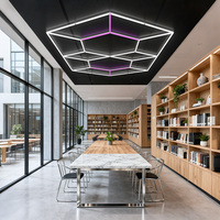 Gonengo Nouvelle Lampe LED en forme de losange 7000K pour les détails de la voiture, les magasins, les salles de sport, les bureaux, les supermarchés, les lampes LED DIY en forme de polygone
