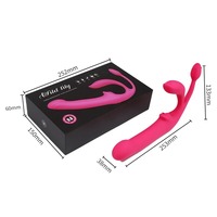 Vibromasseur télescopique à poussée, double pénétration, pour bien-être anal féminin, massage vaginal, point G, jouet sexuel pour femme et lesbiennes