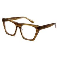Lunettes Mazzucchelli M49 en bio-acétate, montures optiques surdimensionnées œil-de-chat pour femmes, pour myopie, nouvelle collection 2026, mode durable