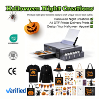 Imprimante DTF A4 Fcolor pour usage domestique, imprimante à transfert thermique pour vêtements et tissus personnalisés pour Halloween