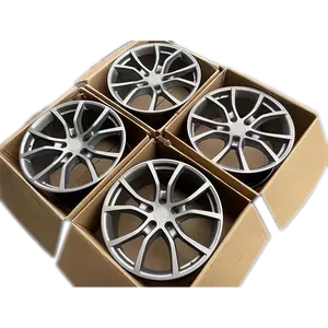 ZMXX cerchi in lega per auto con labbro profondo a 2 pezzi personalizzati da 17-28 pollici per ruote forgiate in alluminio terra BMW mercedes Paramera Lexus