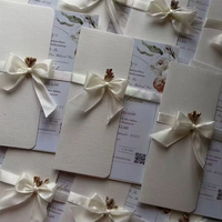 Cartes d'invitation de mariage personnalisées haut de gamme avec logo, petites cartes de remerciement imprimées avec enveloppes pour planificateurs et organisateurs d'événements