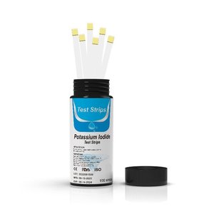 Tiras reactivas de yoduro de potasio, 100 tiras, para análisis de calidad del agua, acuario, agua potable del grifo - Product Image 3