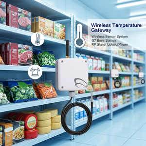 เซ็นเซอร์ตู้เย็น IoT แบบไร้สาย 2 ชุด พร้อมเทอร์โมมิเตอร์ไร้สาย ระบบแจ้งเตือนอุณหภูมิตู้เย็น ตัวบันทึกอุณหภูมิช่องแช่แข็ง - Product Image 1