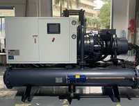 Enfriador de Agua Industrial de 20 Toneladas, Enfriado por Agua a Baja Temperatura, con Componentes de Núcleo de Hielo en Escamas, Motor de Buena Calidad
