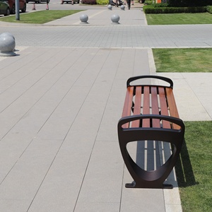 Bancs de patio extérieur design moderne <span class=keywords><strong>rue</strong></span> publique <span class=keywords><strong>banc</strong></span> en bois métal parc urbain <span class=keywords><strong>arbre</strong></span> jardin <span class=keywords><strong>banc</strong></span> d'attente - Product Image 6