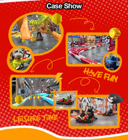 Parc d'attractions, machines de course, kart électrique interactif d'intérieur pour adultes, équipement de karting de divertissement
