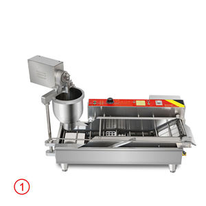 Machine à beignets commerciale entièrement automatique en acier inoxydable, <span class=keywords><strong>friteuse</strong></span> multifonctionnelle <span class=keywords><strong>pour</strong></span> entrepreneurs, <span class=keywords><strong>pour</strong></span> beignets frits sur pied - Product Image 3