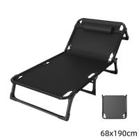 Lit pliant de bureau portable en gros, lit simple pour la pause déjeuner, lit pliant simple