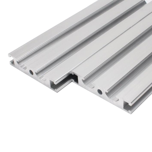 Perfil <span class=keywords><strong>de</strong></span> <span class=keywords><strong>Aluminio</strong></span> Estándar Europeo 1050 50x10 Anodizado Plateado - Product Image 1
