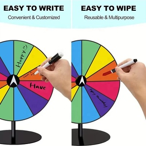 <span class=keywords><strong>Ruleta</strong></span> de Premios con Marcador de Borrado en Seco para Eventos, Ferias Comerciales, Carnavales, Fiestas, Cumpleaños, Bodas y Celebraciones de Inauguración de Casas - Product Image 2