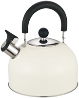Bouilloire à thé en acier inoxydable 3L avec poignée mobile, fond à induction, bouilloire à eau bleue pour une utilisation d'une capacité de 2,5 L