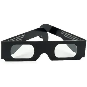 Prezzo di fabbrica carta 3d anagliph occhiali cromati usa e getta con stampa personalizzata