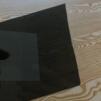 Feuille acrylique brun foncé translucide, fumé, gris foncé, translucide, 3mm 5mm