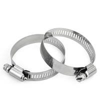 Stainless Steel Worm Drive Hose Clamp Adjustable Hose Clips Plumbing Automotive Fastening Custom Sizes OEM ISO9001 Certified