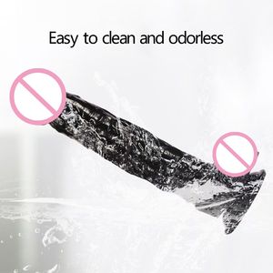 Çift katmanlı silikon TPE yapay penis süper gerçek yumuşak PVC malzeme yetişkin seks oyuncak kadın mastürbasyon için - Product Image 5