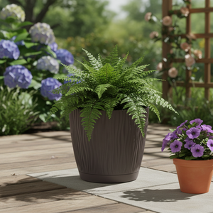 SANDY P 1L. Vaso da fiori, dimensioni (mm) 129x129x120, colore antracite - Product Image 3
