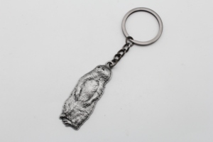 Portachiavi in Metallo Anticato a Forma <span class=keywords><strong>di</strong></span> Marmota per Souvenir del Parco Nazionale Rocky Mountain - Product Image 4