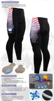 Maillot de cyclisme pour hommes Collants de compression Leggings Gym Cycling Long Pants