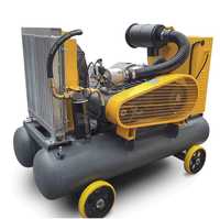 Compresseur d'air à vis mobile électrique à double réservoir de gaz portable LGY2.8/8 à faible consommation d'huile, garantie d'un an
