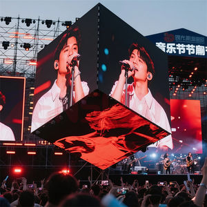 จอแสดงผล LED ทรงลูกบาศก์ในร่มและกลางแจ้ง P2.5 ปรับแต่งได้ หน้าจอวิดีโอเลื่อนได้ ควบคุมผ่าน WiFi ความสว่างสูง ป้ายโฆษณา - Product Image 3