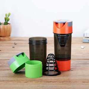 Personnalisable Mon Logo Sans Bpa En Plastique Gym Fitness Bouteille De Protéine 500ml Bouteille D'eau En Plastique pour <span class=keywords><strong>Shaker</strong></span> - Product Image 3