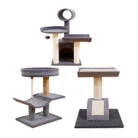 Jouets pour animaux de compagnie, arbre à gratter, grande maison, jeux pour chats