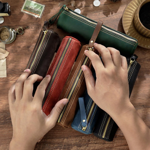 <span class=keywords><strong>Astuccio</strong></span> in vera pelle con impunture fatte a mano Bujo Journaling matite Bag personale Tree of Life - Product Image 3