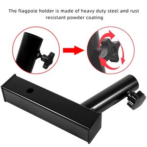 Jh-mech thép carbon bền chất lượng cao khung có thể gập lại ghế kết nối phụ kiện Cột cờ gắn kết cho xe tải - Product Image 2