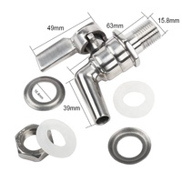 Robinet de robinet en acier inoxydable 3/8 ''pour fermenteur de baril de brassage à domicile